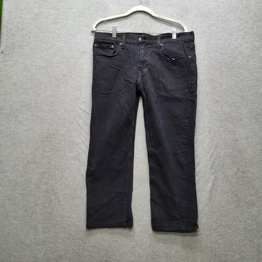 Levi's 511 Women Jeans 33X30 Black Denim Slim Fit 23" Inseam READ